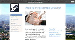 Desktop Screenshot of praxispohl.de